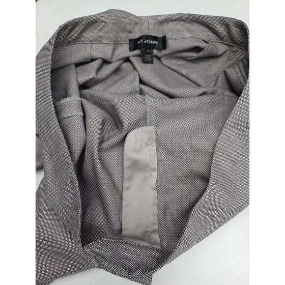 St john collection Gray Womens Sz 16 Straight Leg trousers Dress pants - Picture 5 of 7